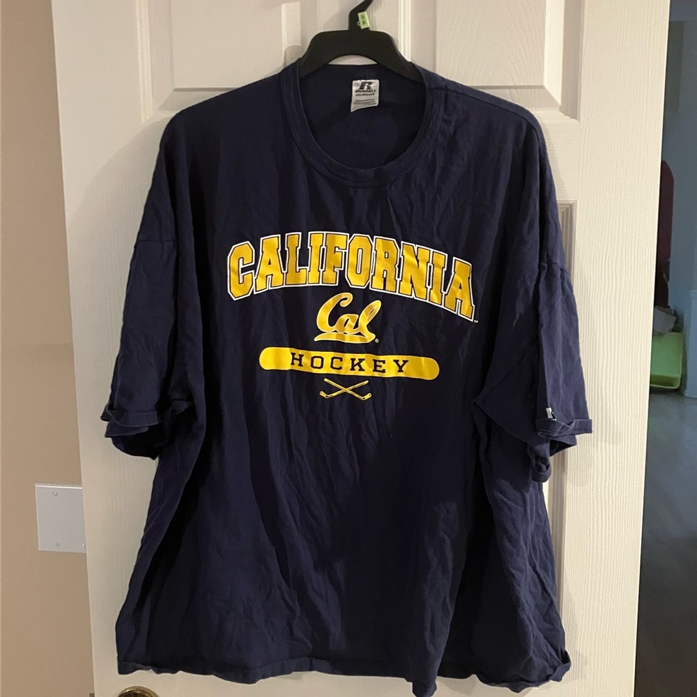 Russell Athletic Navy Blue California Hockey Tee